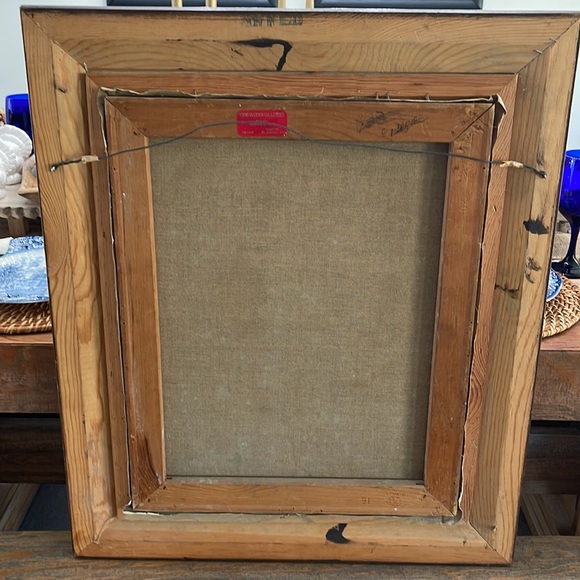 Vintage Signed Original Painting - Picture 12 of 14